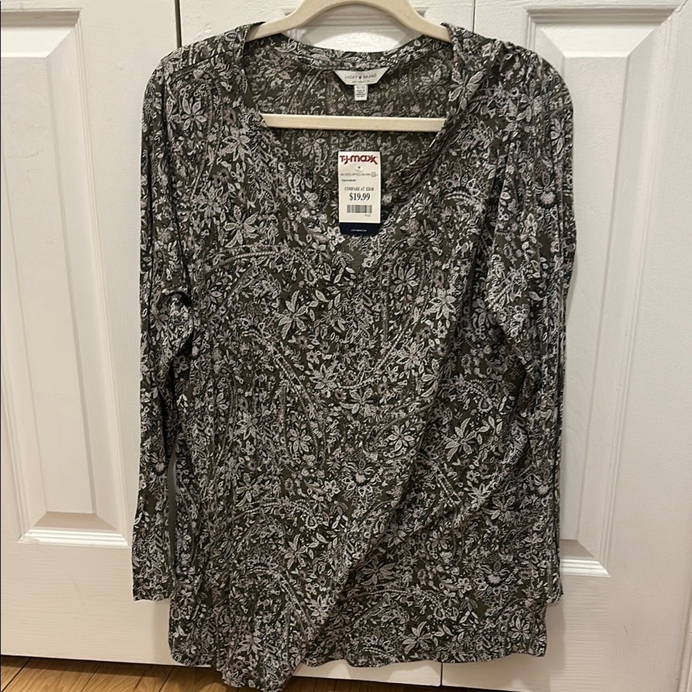 Floral Print Long Sleeve Top